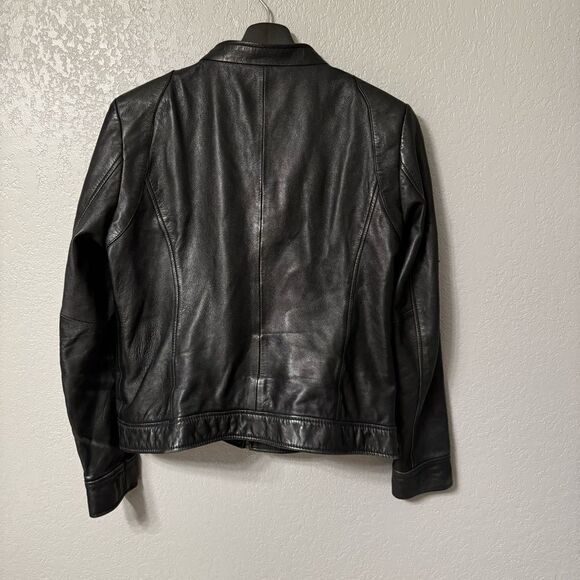 Marc New York by Anderw Marc Women’s Leather Jacket Size Large - Picture 3 of 5